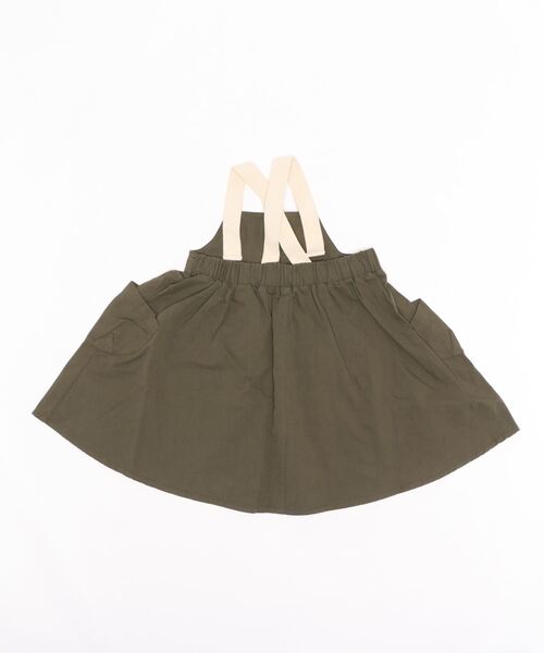 b・ROOM(ビールーム)の「【Coleman】ジャンパースカート(ジャンパースカート・キッズ・カーキ/キャメル・110cm/100cm/120cm/130cm)」の3枚目の写真