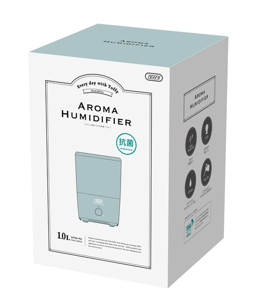 Toffy（トフィー）の「【Toffy/トフィー】 抗菌アロマ加湿器＜1.0L＞（生活家電・レディース・ホワイト/グレイッシュベージュ/アクア・FREE）」の13枚目の写真