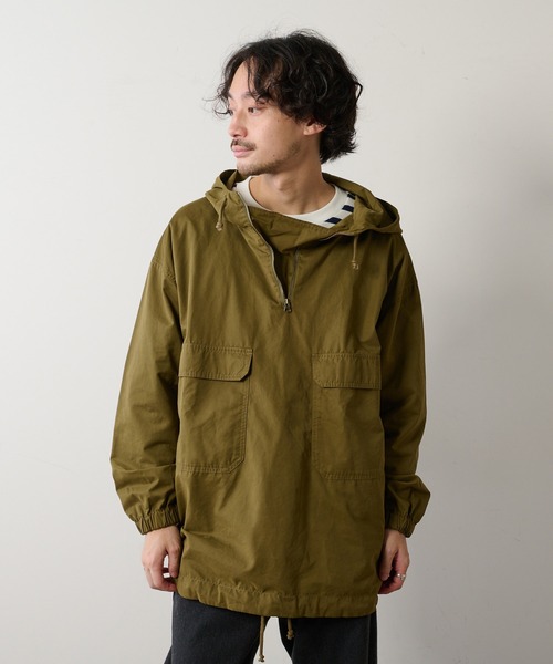 CIAOPANIC TYPY（チャオパニックティピー）の「ピーチ起毛オックス　アノラックパーカー（その他アウター・メンズ・オリーブ/イエロー/オレンジ・FREE）」の18枚目の写真