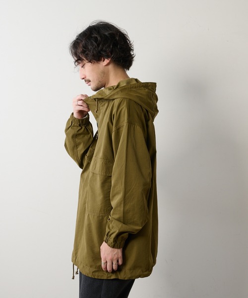 CIAOPANIC TYPY（チャオパニックティピー）の「ピーチ起毛オックス　アノラックパーカー（その他アウター・メンズ・オリーブ/イエロー/オレンジ・FREE）」の19枚目の写真