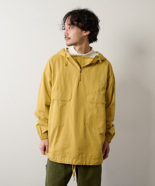 CIAOPANIC TYPY（チャオパニックティピー）の「ピーチ起毛オックス　アノラックパーカー（その他アウター・メンズ・オリーブ/イエロー/オレンジ・FREE）」の12枚目の写真