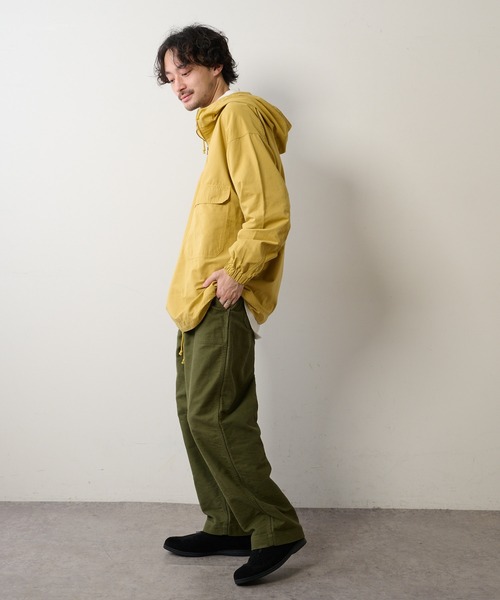 CIAOPANIC TYPY（チャオパニックティピー）の「ピーチ起毛オックス　アノラックパーカー（その他アウター・メンズ・オリーブ/イエロー/オレンジ・FREE）」の16枚目の写真