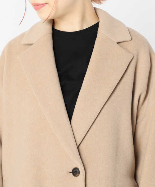 JOINT WORKS(ジョイントワークス)の「J-Milliorメルトンミドルタケテーラードコート(テーラードジャケット・レディース・ホワイト/ブラック/ベージュ・FREE)」の5枚目の写真