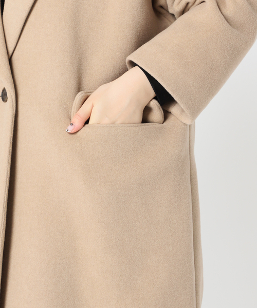 JOINT WORKS(ジョイントワークス)の「J-Milliorメルトンミドルタケテーラードコート(テーラードジャケット・レディース・ホワイト/ブラック/ベージュ・FREE)」の9枚目の写真