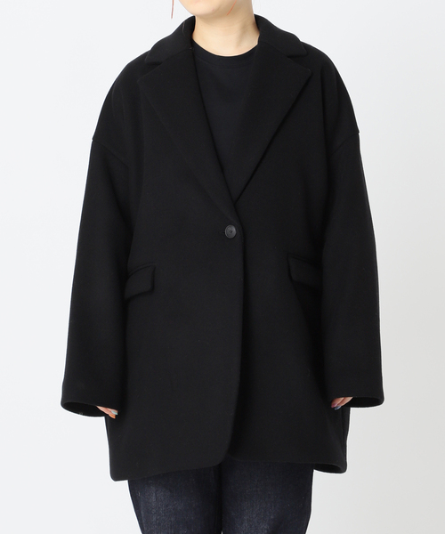 JOINT WORKS(ジョイントワークス)の「J-Milliorメルトンミドルタケテーラードコート(テーラードジャケット・レディース・ホワイト/ブラック/ベージュ・FREE)」の14枚目の写真