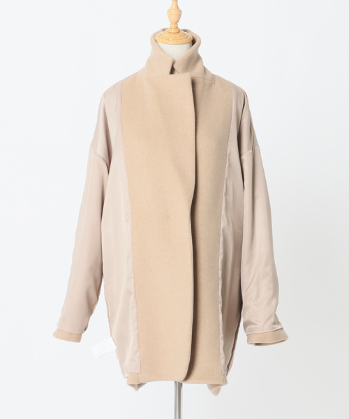 JOINT WORKS(ジョイントワークス)の「J-Milliorメルトンミドルタケテーラードコート(テーラードジャケット・レディース・ホワイト/ブラック/ベージュ・FREE)」の16枚目の写真