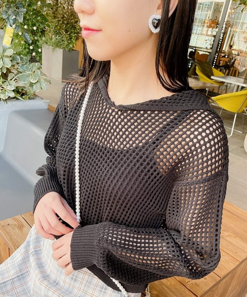 Me%（ミィパーセント）の「パールハートピアス（ピアス（両耳用）・レディース・ブラック/グリーン/ピンク系その他・FREE）」の8枚目の写真