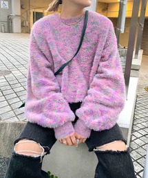 WHO'S WHO gallery | カラーシャギートップス(ニット/セーター)
