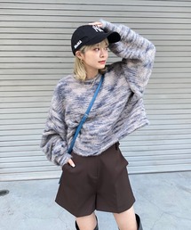 WHO'S WHO gallery | カラーシャギートップス(ニット/セーター)