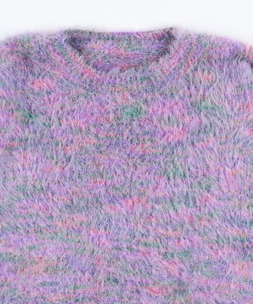 WHO'S WHO gallery(フーズフーギャラリー)の「カラーシャギートップス(ニット/セーター・レディース・ブラック/パープル/ピンク・FREE)」の15枚目の写真