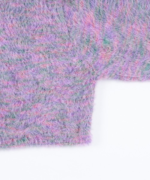 WHO'S WHO gallery(フーズフーギャラリー)の「カラーシャギートップス(ニット/セーター・レディース・ブラック/パープル/ピンク・FREE)」の18枚目の写真