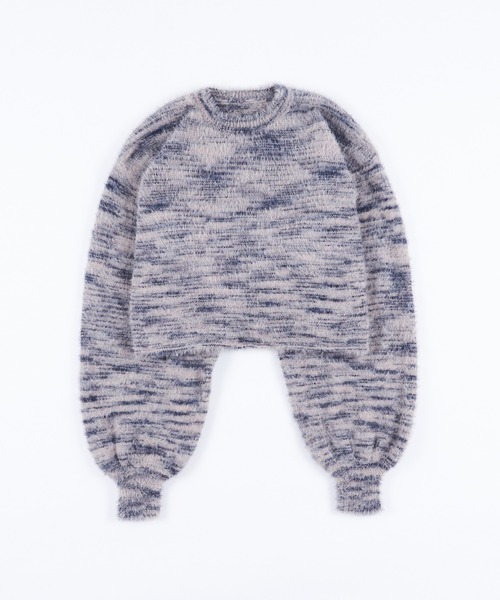 WHO'S WHO gallery(フーズフーギャラリー)の「カラーシャギートップス(ニット/セーター・レディース・ブラック/パープル/ピンク・FREE)」の19枚目の写真