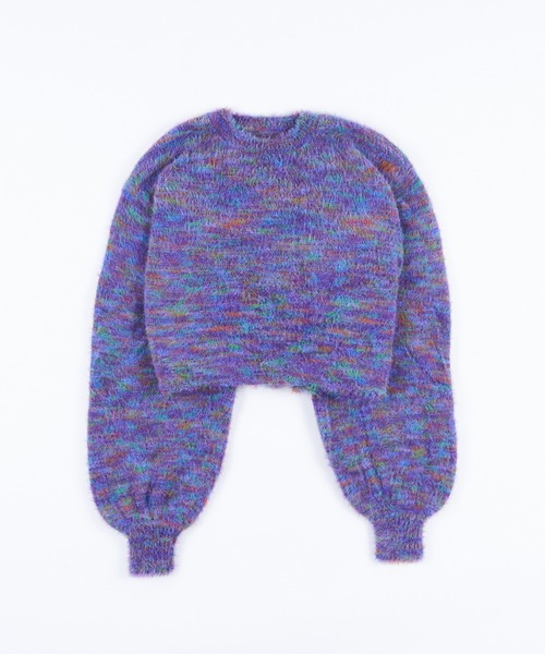 WHO'S WHO gallery(フーズフーギャラリー)の「カラーシャギートップス(ニット/セーター・レディース・ブラック/パープル/ピンク・FREE)」の22枚目の写真