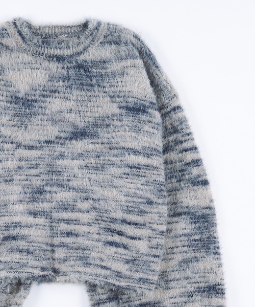 WHO'S WHO gallery(フーズフーギャラリー)の「カラーシャギートップス(ニット/セーター・レディース・ブラック/パープル/ピンク・FREE)」の20枚目の写真