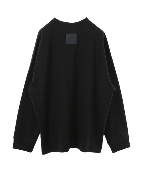 WE11DONE（ウェルダン）の「WE11DONE BLACK MULTICOLOR LOGO LONG SLEEVE T-SHIR WD-TT3-21-542-U-BK（Tシャツ/カットソー・レディース・ブラック・X-SMALL）」の4枚目の写真