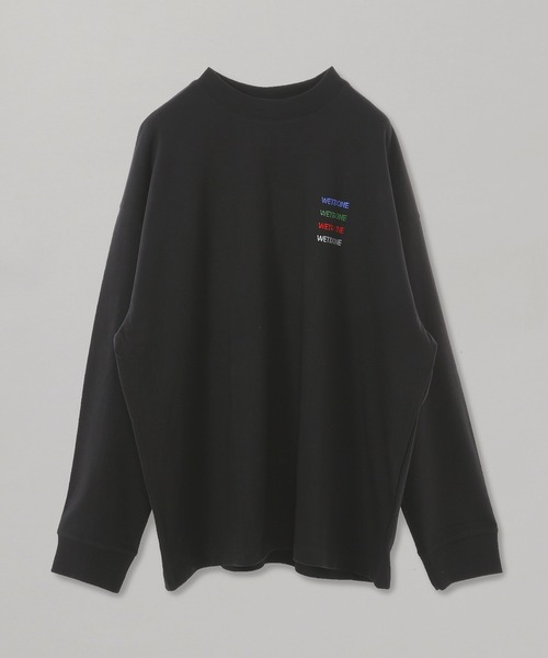 WE11DONE（ウェルダン）の「WE11DONE BLACK MULTICOLOR LOGO LONG SLEEVE T-SHIR WD-TT3-21-542-U-BK（Tシャツ/カットソー・レディース・ブラック・X-SMALL）」の3枚目の写真