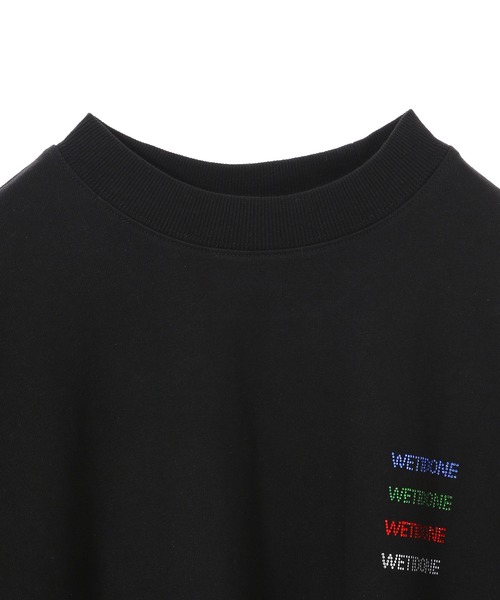 WE11DONE（ウェルダン）の「WE11DONE BLACK MULTICOLOR LOGO LONG SLEEVE T-SHIR WD-TT3-21-542-U-BK（Tシャツ/カットソー・レディース・ブラック・X-SMALL）」の9枚目の写真