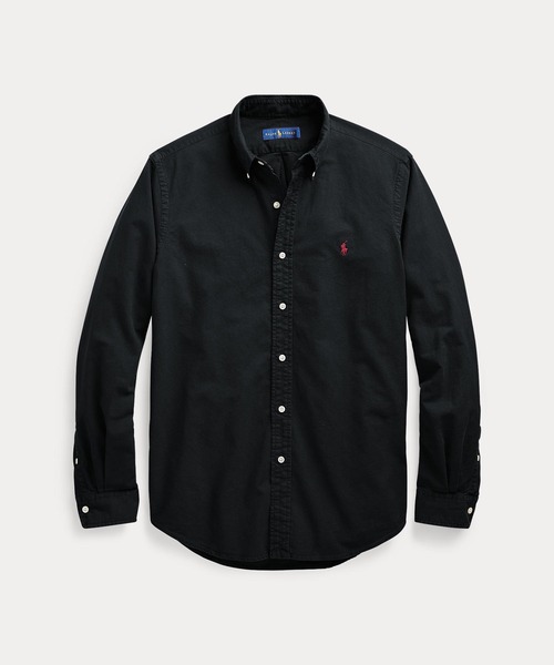 POLO RALPH LAUREN（ポロ ラルフ ローレン）の「クラシック フィット ガーメントダイド オックスフォード シャツ（シャツ/ブラウス・メンズ・ブラック系1・M/XXL/L/XL/S/XS）」の6枚目の写真