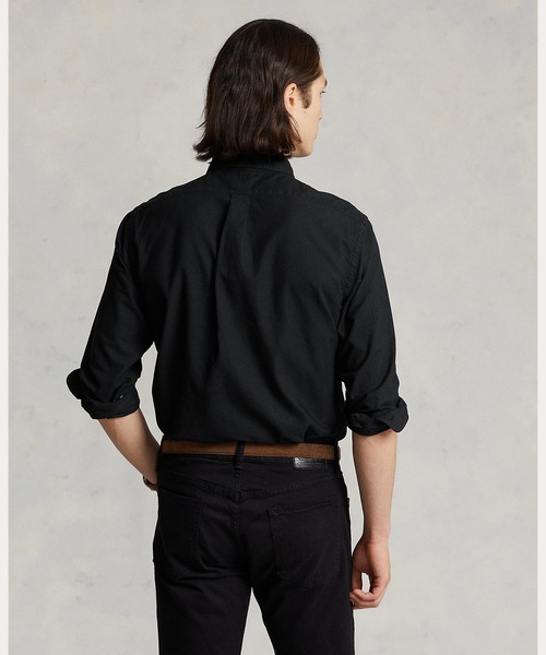 POLO RALPH LAUREN（ポロ ラルフ ローレン）の「クラシック フィット ガーメントダイド オックスフォード シャツ（シャツ/ブラウス・メンズ・ブラック系1・M/XXL/L/XL/S/XS）」の4枚目の写真