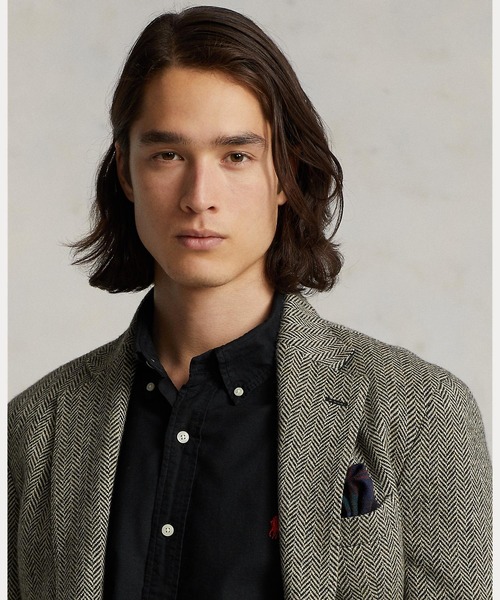 POLO RALPH LAUREN（ポロ ラルフ ローレン）の「クラシック フィット ガーメントダイド オックスフォード シャツ（シャツ/ブラウス・メンズ・ブラック系1・M/XXL/L/XL/S/XS）」の2枚目の写真