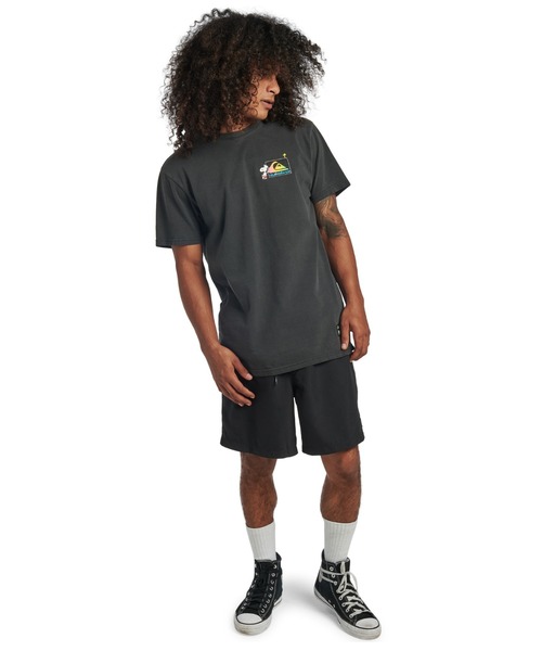 Quiksilver（クイックシルバー）の「PEANUTS COOL KIDS/クイックシルバーピーナッツコラボ半袖Tシャツ（Tシャツ/カットソー・メンズ・ブラック/ホワイト・SMALL/MEDIUM/LARGE）」の18枚目の写真