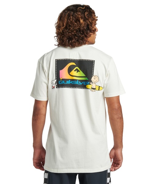Quiksilver（クイックシルバー）の「PEANUTS COOL KIDS/クイックシルバーピーナッツコラボ半袖Tシャツ（Tシャツ/カットソー・メンズ・ブラック/ホワイト・SMALL/MEDIUM/LARGE）」の8枚目の写真