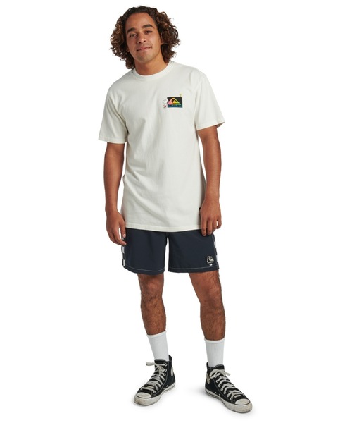 Quiksilver（クイックシルバー）の「PEANUTS COOL KIDS/クイックシルバーピーナッツコラボ半袖Tシャツ（Tシャツ/カットソー・メンズ・ブラック/ホワイト・SMALL/MEDIUM/LARGE）」の17枚目の写真