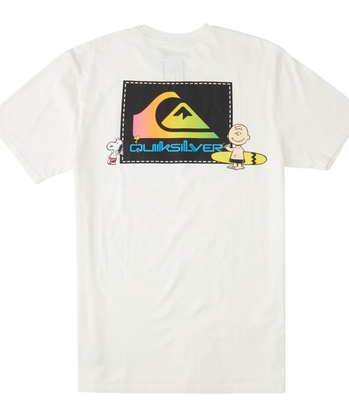 Quiksilver（クイックシルバー）の「PEANUTS COOL KIDS/クイックシルバーピーナッツコラボ半袖Tシャツ（Tシャツ/カットソー・メンズ・ブラック/ホワイト・SMALL/MEDIUM/LARGE）」の4枚目の写真