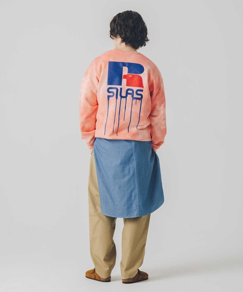 SILAS（サイラス）の「SILASxRUSSELL TIE DYE SWEAT SHIRT（スウェット・メンズ・ピンク/イエロー/グリーン・MEDIUM/LARGE/X-LARGE）」の10枚目の写真