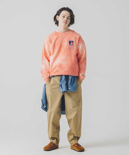SILAS（サイラス）の「SILASxRUSSELL TIE DYE SWEAT SHIRT（スウェット・メンズ・ピンク/イエロー/グリーン・MEDIUM/LARGE/X-LARGE）」の8枚目の写真