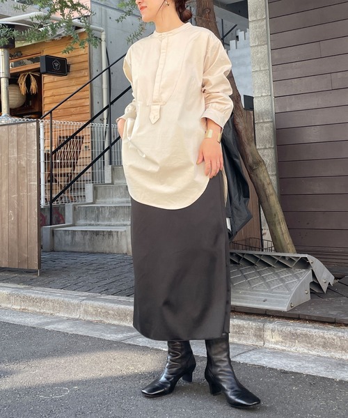 Omekashi(オメカシ)の「ドレスシャツ(シャツ/ブラウス・レディース・オフホワイト/ベージュ・FREE)」の22枚目の写真