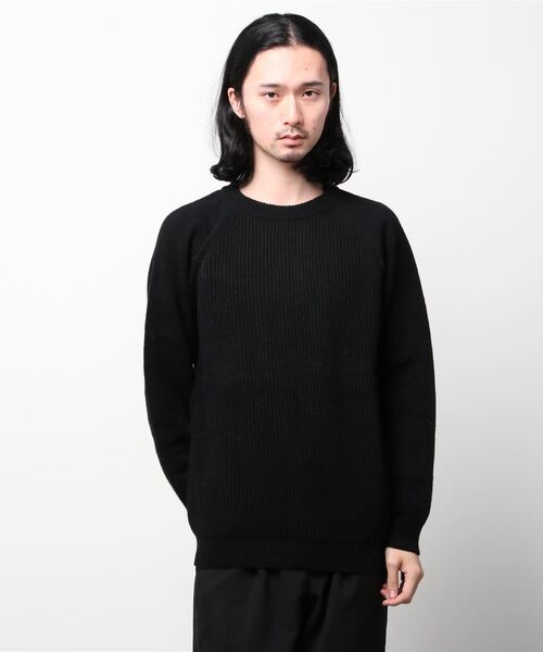 soglia（ソリア）の「soglia/ソリア　セーター　LERWICK SWEATER（ニット/セーター・メンズ・ライトグレー/ブラック/ベージュ・L/XL/M）」の9枚目の写真