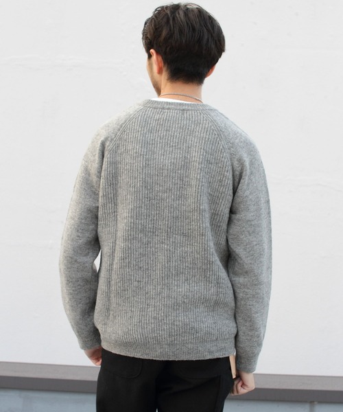 soglia（ソリア）の「soglia/ソリア　セーター　LERWICK SWEATER（ニット/セーター・メンズ・ライトグレー/ブラック/ベージュ・L/XL/M）」の12枚目の写真