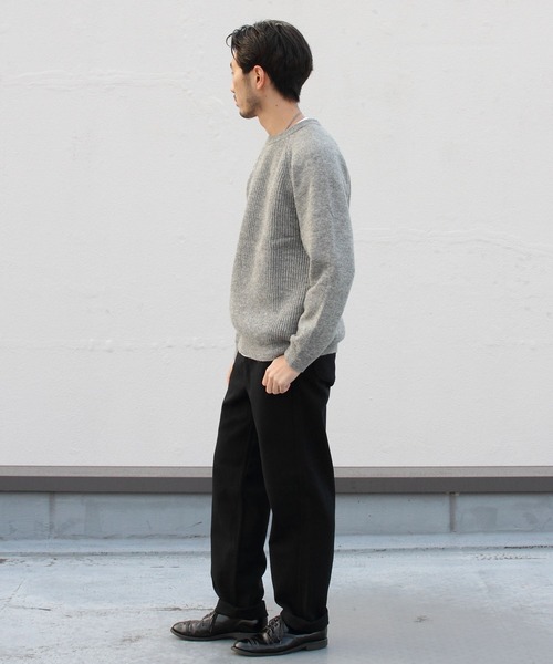 soglia（ソリア）の「soglia/ソリア　セーター　LERWICK SWEATER（ニット/セーター・メンズ・ライトグレー/ブラック/ベージュ・L/XL/M）」の14枚目の写真