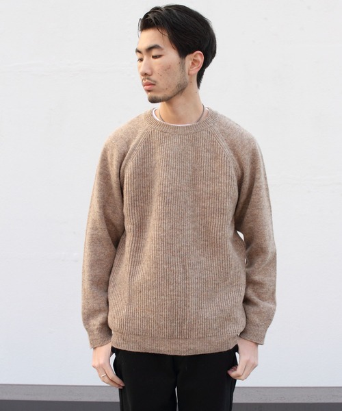 soglia（ソリア）の「soglia/ソリア　セーター　LERWICK SWEATER（ニット/セーター・メンズ・ライトグレー/ブラック/ベージュ・L/XL/M）」の18枚目の写真
