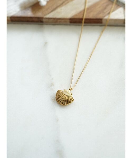 To the sea(トゥーザシー)の「シェルネックレス(ネックレス・レディース・シルバー/ゴールド・FREE)」の3枚目の写真