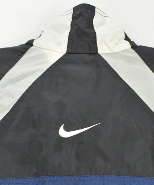NIKE(ナイキ)の「【ヴィンテージ古着】90s NIKE ナイキ ナイロンジャケット ハーフジップジャケット(ナイロンジャケット・メンズ・ネイビー・LARGE)」の7枚目の写真