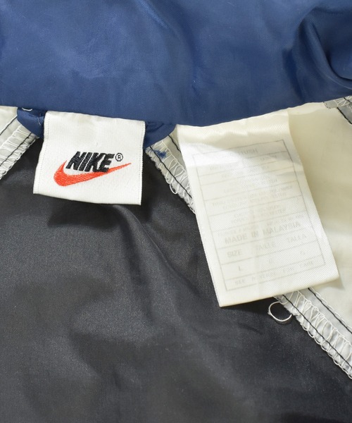 NIKE(ナイキ)の「【ヴィンテージ古着】90s NIKE ナイキ ナイロンジャケット ハーフジップジャケット(ナイロンジャケット・メンズ・ネイビー・LARGE)」の2枚目の写真