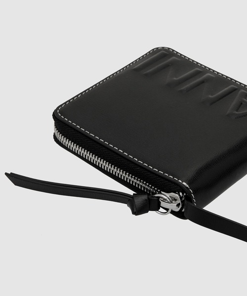 GANNI(ガニー)の「Compact Zip Around Wallet(財布・レディース・ブラック・ONESIZE)」の3枚目の写真