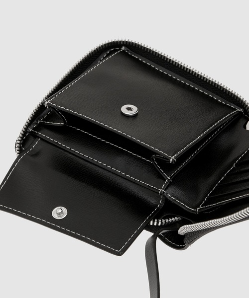 GANNI(ガニー)の「Compact Zip Around Wallet(財布・レディース・ブラック・ONESIZE)」の5枚目の写真