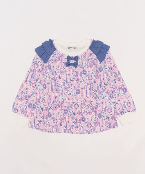 RAGMART（ラグマート）の「接結プリントプルオーバー（Tシャツ/カットソー・キッズ・グリーン/ピンク/ネイビー・100cm/110cm/130cm/120cm）」の5枚目の写真