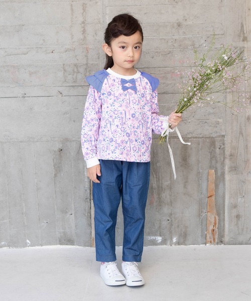 RAGMART（ラグマート）の「接結プリントプルオーバー（Tシャツ/カットソー・キッズ・グリーン/ピンク/ネイビー・100cm/110cm/130cm/120cm）」の9枚目の写真