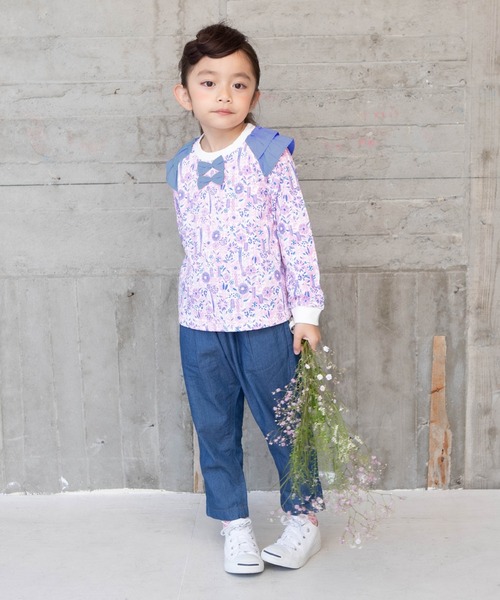 RAGMART（ラグマート）の「接結プリントプルオーバー（Tシャツ/カットソー・キッズ・グリーン/ピンク/ネイビー・100cm/110cm/130cm/120cm）」の8枚目の写真