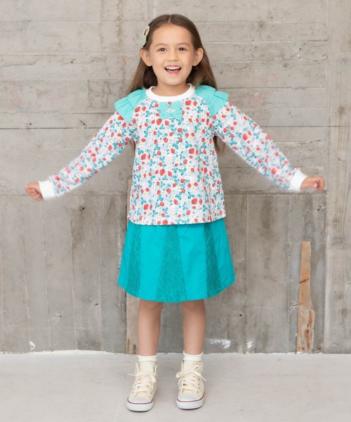 RAGMART（ラグマート）の「接結プリントプルオーバー（Tシャツ/カットソー・キッズ・グリーン/ピンク/ネイビー・100cm/110cm/130cm/120cm）」の15枚目の写真