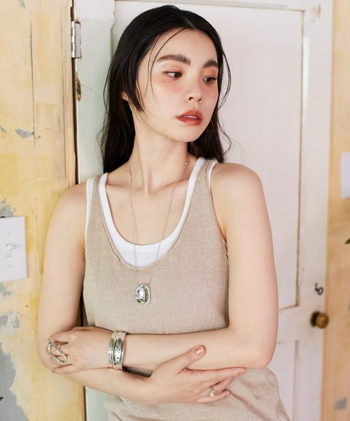 Nothing And Others（ナッシングアンドアザーズ）の「「Nothing And Others/ナッシングアンドアザーズ」Bumpmotif Necklace（ネックレス・レディース・シルバー・FREE）」の12枚目の写真