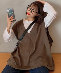DEVICE | オーバーサイズ スウェット ベスト(ベスト)