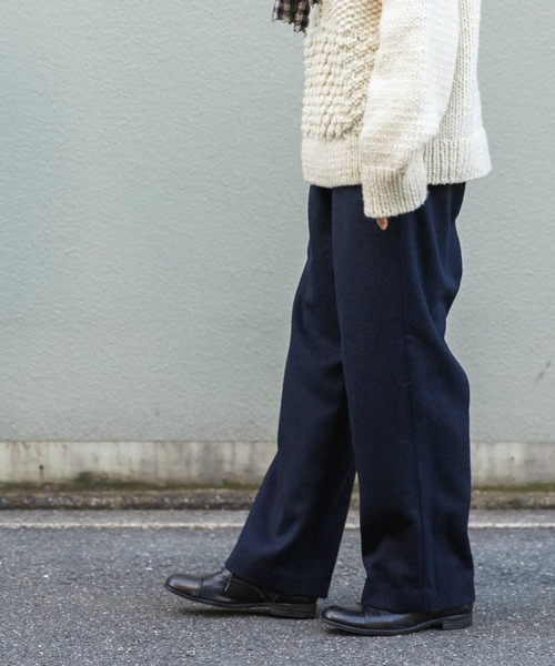 かぐれ(カグレ)の「ウールショートビーバーストレートパンツ(その他パンツ・レディース・グレー/ネイビー・FREE)」の15枚目の写真