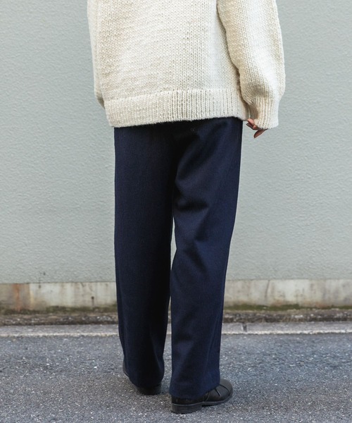 かぐれ(カグレ)の「ウールショートビーバーストレートパンツ(その他パンツ・レディース・グレー/ネイビー・FREE)」の22枚目の写真