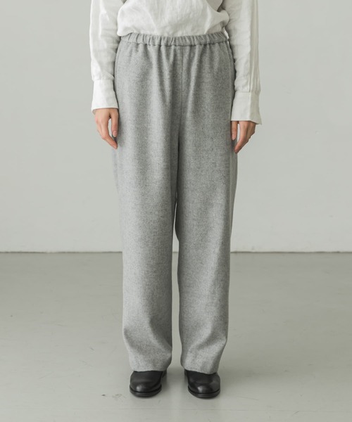 かぐれ(カグレ)の「ウールショートビーバーストレートパンツ(その他パンツ・レディース・グレー/ネイビー・FREE)」の13枚目の写真