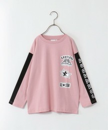 【キッズ】CONVERSE コンバース 肩切り替えロンT（130~160cm）